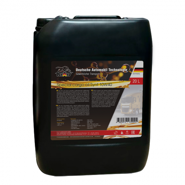 K.A.T Special cargo oil Synt 10W40